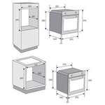 Four électrique encastrable pyrolyse - multifonctions - candy fcpk606x/e - inox - 65 l - classe a