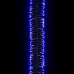 vidaXL Guirlande lumineuse à LED groupées 400 LED Bleu 7 4 m PVC