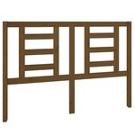 vidaXL Tête de lit Marron miel 141x4x100 cm Bois massif de pin