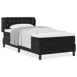 vidaXL Lit à ressorts avec matelas gris foncé 80x200 cm en velours