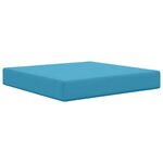 vidaXL Coussin de canapé d'extérieur Bleu royal 60 x 60 x 8 cm