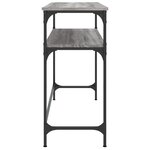 vidaXL Table console sonoma gris 100x35 5x75 cm bois d'ingénierie