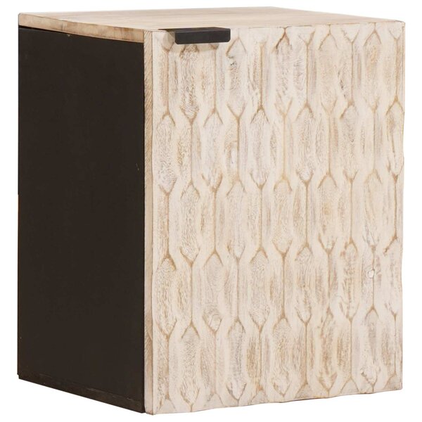 vidaXL Cabinet de Salle de Bain Suspendu Blanc 38 x 33 x 48 cm