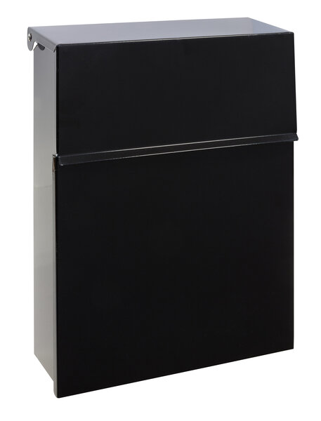 Boîte aux Lettres en Acier  Figure E6704  Serrure Protégée  Noir
