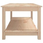 vidaXL Table basse 110x55x45 cm Bois massif de pin