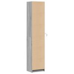 vidaXL Buffet haut LED sonoma gris 41 5x32 5x200 cm bois d’ingénierie