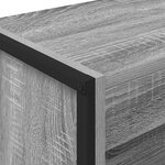 vidaXL Bibliothèque Gris Sonoma 80 x 30 x 155 cm Bois d'ingénierie