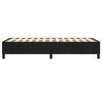 vidaXL Cadre de lit sans matelas noir 80x200 cm tissu