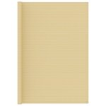 vidaXL Tapis de tente 200x200 cm Beige