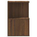 vidaXL Tables de chevet 2Pièces Chêne marron 35x35x55cm Bois d'ingénierie