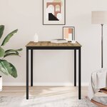 vidaXL Table de salle à manger / Table de repas Bois d'ingénierie