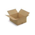 Caisse carton brune simple cannelure raja 50x40x20 cm (lot de 20)