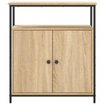 vidaXL Buffet chêne sonoma 70x30x80 cm bois d'ingénierie