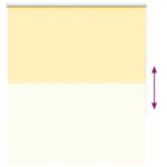 vidaXL Store enrouleur occultant jaune largeur du tissu 126 6 cm