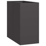 vidaXL Jardinière noir 40x80x80 cm acier