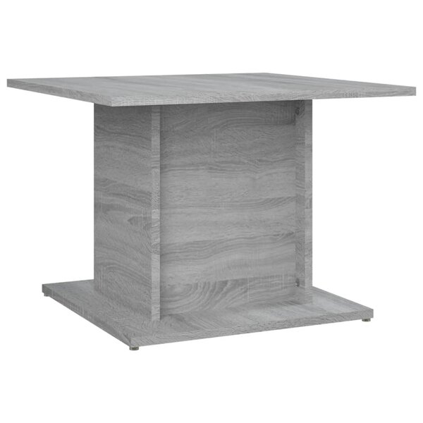 vidaXL Table basse sonoma gris 55 5x55 5x40 cm bois d'ingénierie