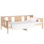 vidaXL Lit de jour sans matelas bois de pin massif 90x190 cm
