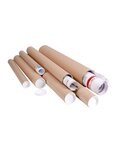 (1 lot  de 25 tubes) tube carton rond longueur totale 880mm