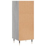 vidaXL Buffet sonoma gris 34 5x32 5x90 cm bois d'ingénierie