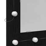 vidaXL Armoire Miroir Chêne noir 60 x 31 5 x 62 cm Bois d'ingénierie