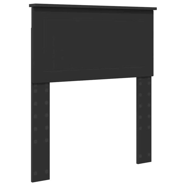 vidaXL Tête de lit avec tête de lit Chêne noir 75 cm Bois d'ingénierie