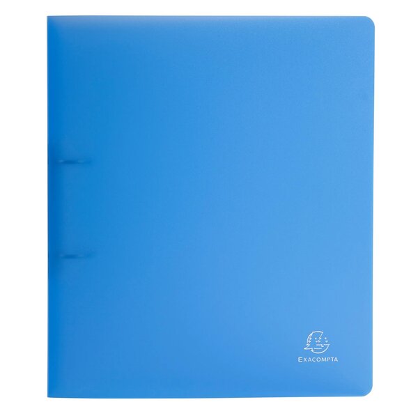 Classeur 2 Anneaux 30 Mm Polypropylène Chromaline - A4 Maxi - Bleu - X 15 - Exacompta