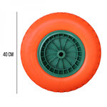 Roue increvable pour brouette 4.8 / 4.00-8 - Orange