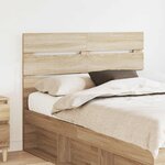 vidaXL Tête de lit Chêne Sonoma 120 cm Bois d'ingénierie