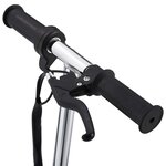 vidaXL Trottinette électrique avec LED 120 W Noir