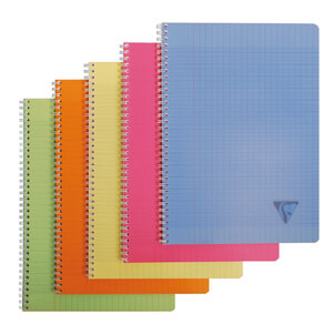 Cahier reliure intégrale LINICOLOR A4 séyès 180p 90g Coloris Aléatoire CLAIREFONTAINE