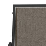 vidaXL Chaise oscillante de jardin marron 61x76x87 cm textilène/acier