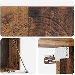 vidaXL Meuble TV mural Bois ancien 99 x 41 x 30 cm Bois d'ingénierie