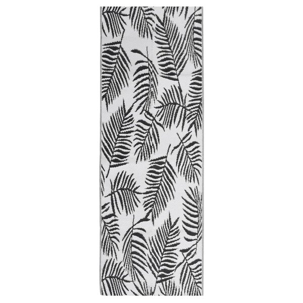 vidaXL Tapis d'extérieur ARAKIL Noir 80x250 cm PP