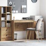 vidaXL Bureau d'écriture Chêne artisanal Bois d'ingénierie 90 x 50 x 76 cm
