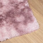 vidaXL Tapis Shaggy à poils longs NAVARRA rose poudré 60x100 cm