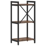 vidaXL Étagère Chêne fumé 40 x 30 x 85 cm Bois d'ingénierie