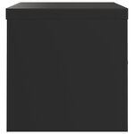 vidaXL Classeur noir 90x40x40 cm acier