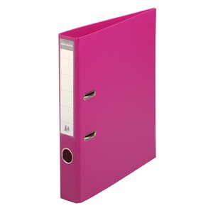 Classeur à levier PVC A4 D50mm PremTouch framboise x 10 EXACOMPTA