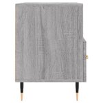 vidaXL Meuble TV Sonoma gris 80x36x50 cm Bois d'ingénierie