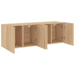 vidaXL Meubles TV muraux 2 Pièces chêne sonoma 60x30x41 cm
