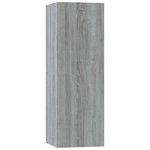 vidaXL Ensemble de meubles TV 5 Pièces Sonoma gris Bois d'ingénierie
