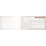 Carnet quittance de loyer à souche 12,5x21cm 50 feuillets autocopiants tripli LE DAUPHIN