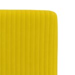 vidaXL Chaises à manger lot de 2 Jaune Velours