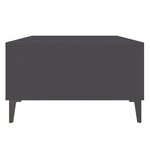 vidaXL Table basse gris 103 5x60x35 cm bois d'ingénierie