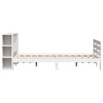 vidaXL Cadre de lit sans matelas blanc 120x200 cm bois de pin massif