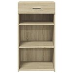 vidaXL Buffet chêne sonoma 50x42 5x93 cm bois d'ingénierie