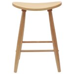 vidaXL Chaises de salle à manger 2 Pièces Naturel 46 x 37 x 63 cm