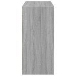 vidaXL Garde-robe sonoma gris 77x48x102 cm bois d'ingénierie