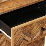 vidaXL Table de chevet Marron 50 x 33 x 60 cm Bois de mangue massif