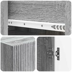 vidaXL Ensemble de Meubles 2 Pièces 66 x 34 5 x 90 cm Bois d'ingénierie